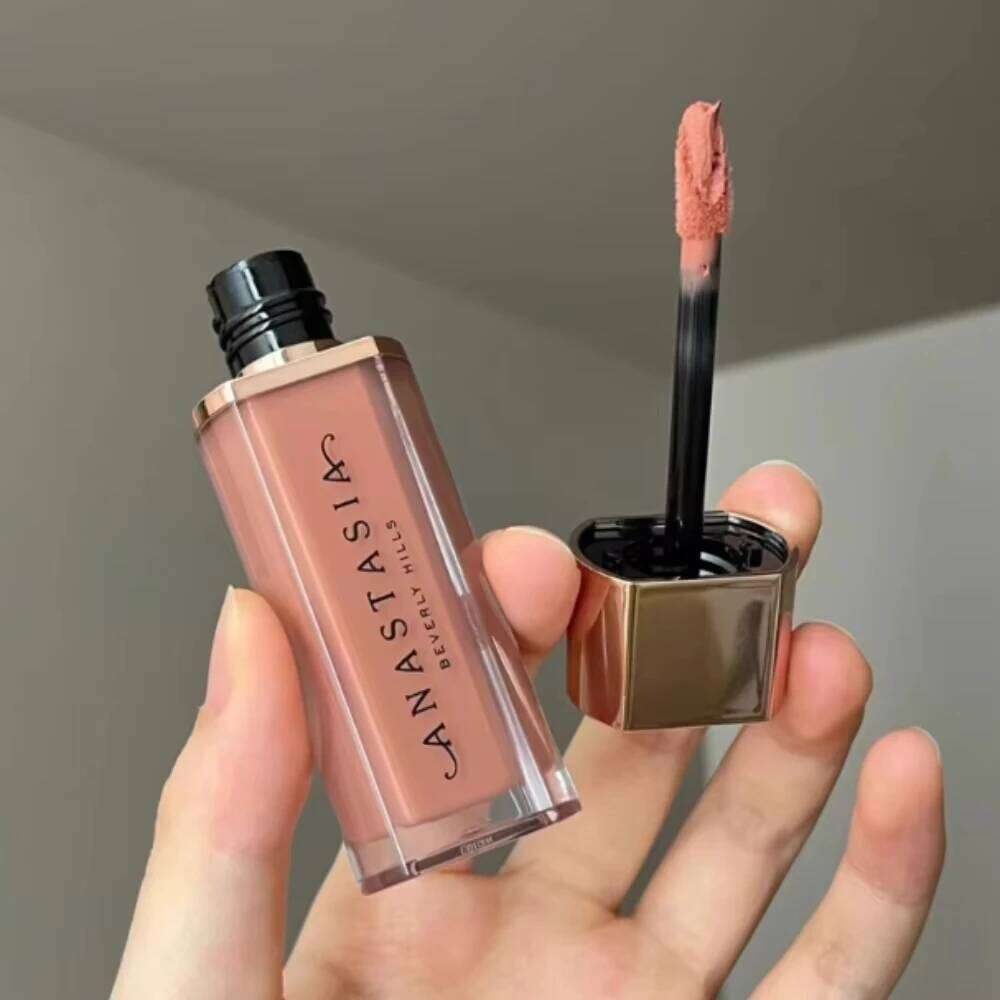 Korean ANASTASIA Transparent Brown Gloss Moisturizing Glossy Liquid Lipstick Water Light Glass Mirror Lip Glaze Long-lasting H260302