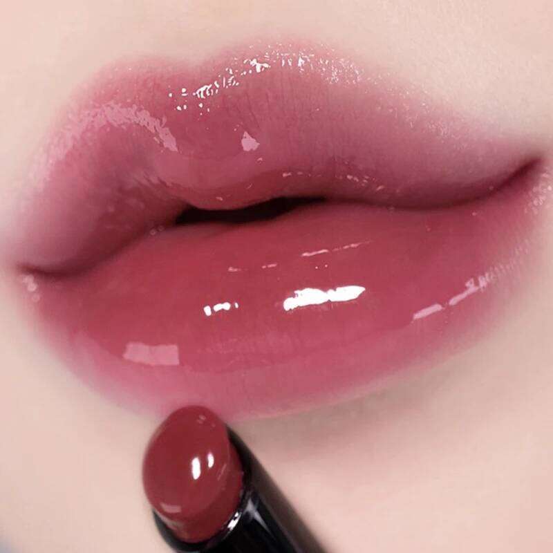 Jelly Mirror Makeup Waterproof Non-stick Cup Solid Lip Gloss Clear Lasting Moisturizing Lipstick Pen Korean Cosmetics H260302