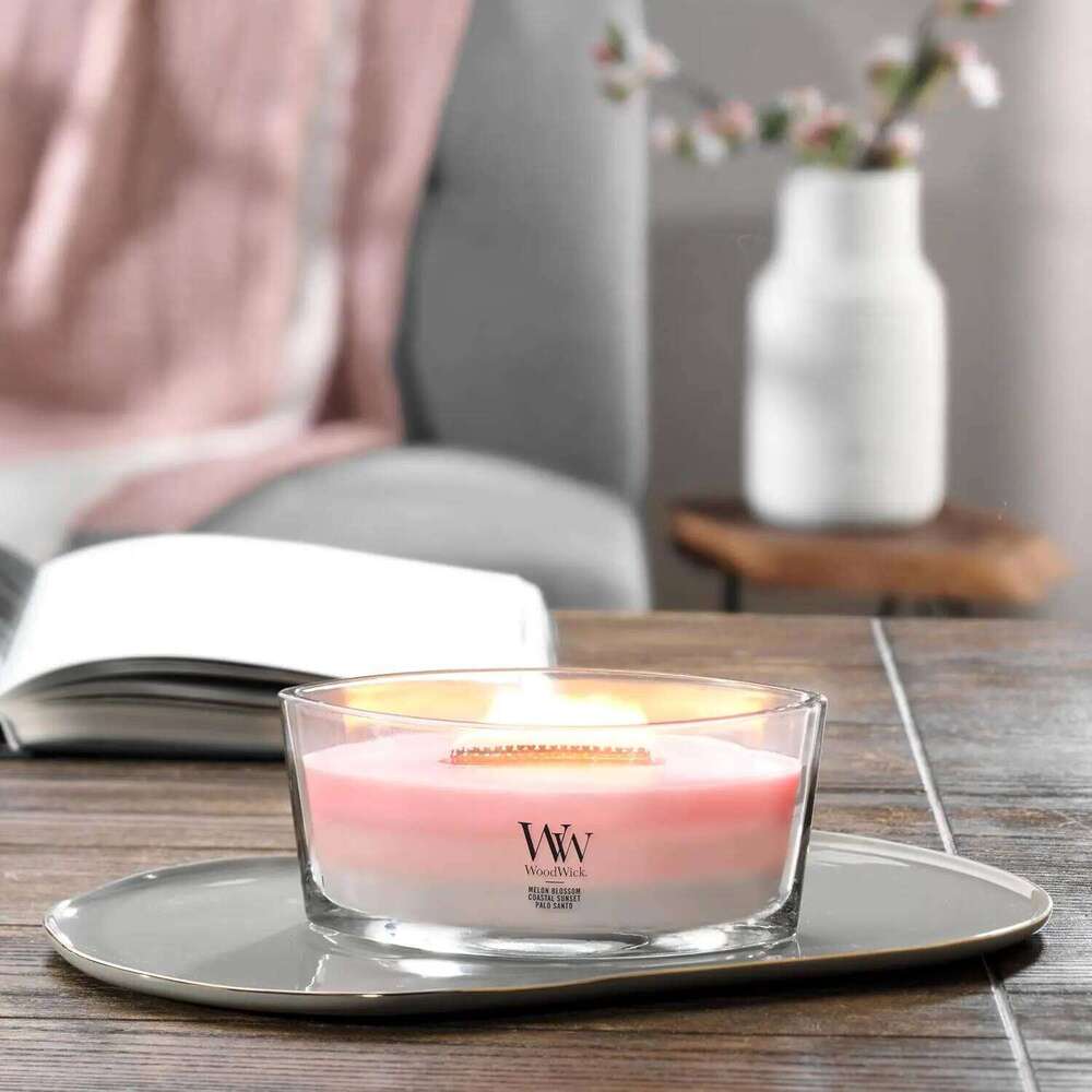 16 oz Ellipse Trilogy Candle with Crackling Wick, Gifts for Women and Men W260303