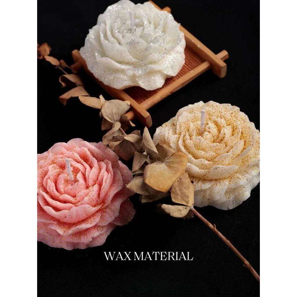 Low Temperature Wax Peony Pink Heart 42 to 48 Degrees Scented Candle Candles Home Decoration W260303