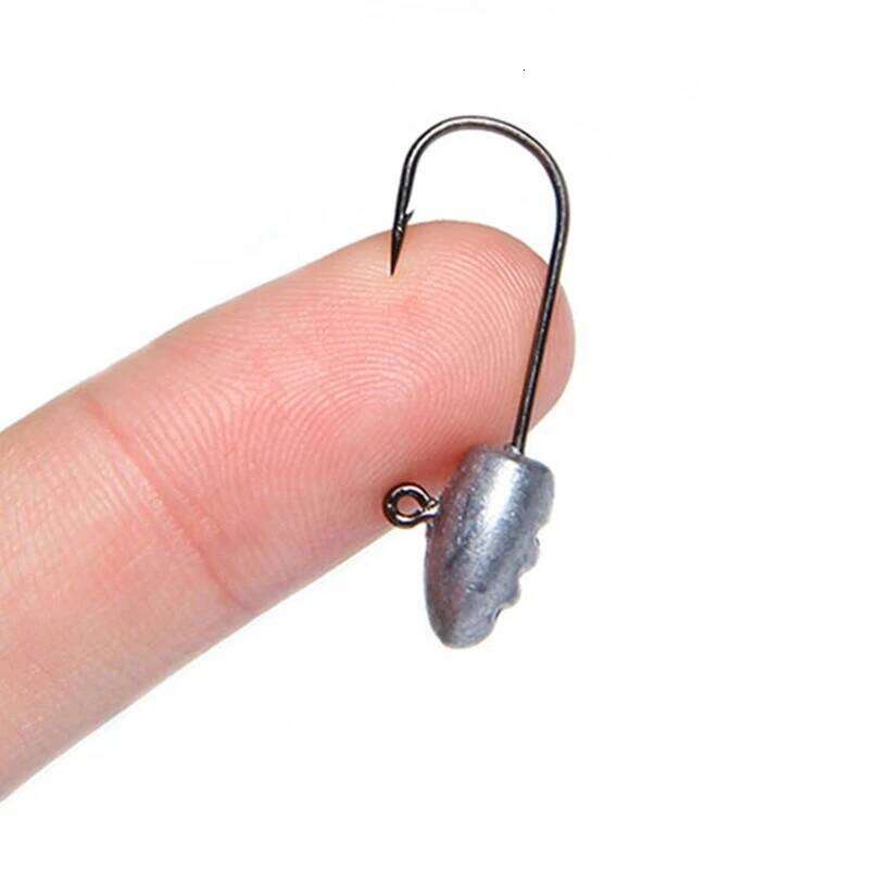 HISTOLURE AJING Fishing Hooks 1g 2g 3g 4g Soft Lure Trout Rockfish Bait Jig Head Worm Hook Z260228