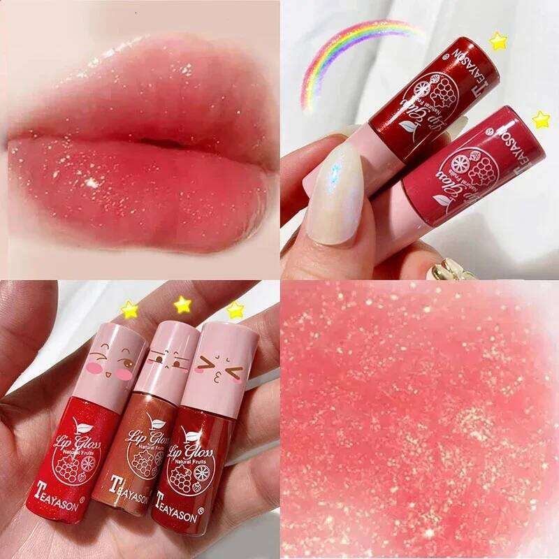 Mini 10 Colors Glitter Waterproof Non-stick Cup Long Lasting Velvet Matte Liquid Lipstick Lip Gloss Cosmetic Makeup H260302