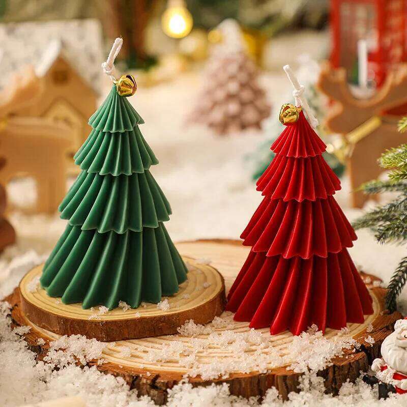 New Tree Shaped Aromatherapy Scented Handmade Candles Gift Home Decoration Christmas Candle W260303