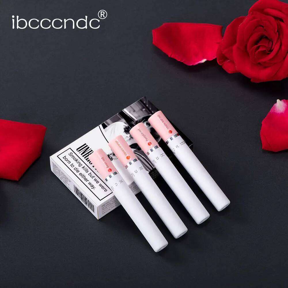 Matte Lipstick Tint Set 4 Colors Waterproof Long Lasting Non-transfer Smooth Highly Pigmented Velvet Lip Sticks Makeup H260302