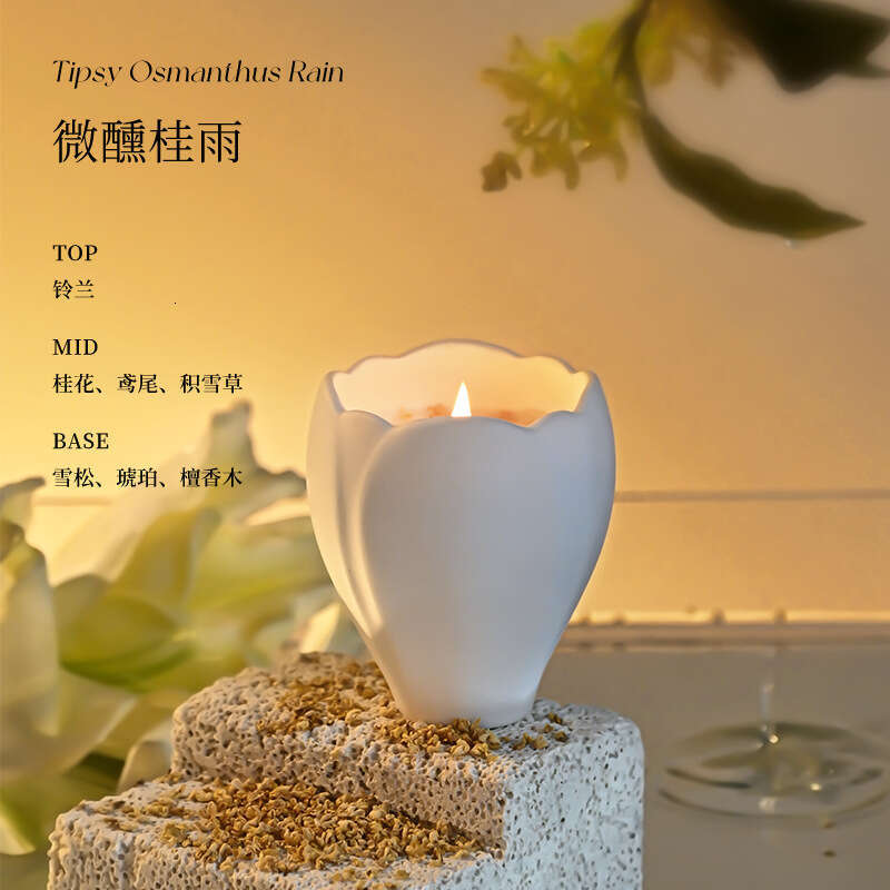 Guokai Aromatherapy Candle for Home Indoor Long-lasting Fragrance Natural Essential Oil Light Luxury High-end Bedroom Perfume Ornament W260303