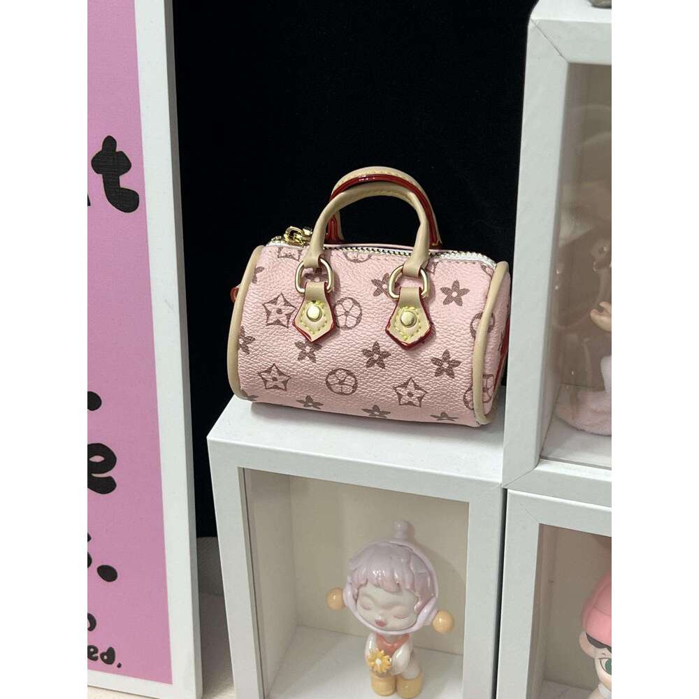 Mini Bag Pendant Presbyopic Pillow Earphone Keychain Neck Strap Live Streaming Matching PU