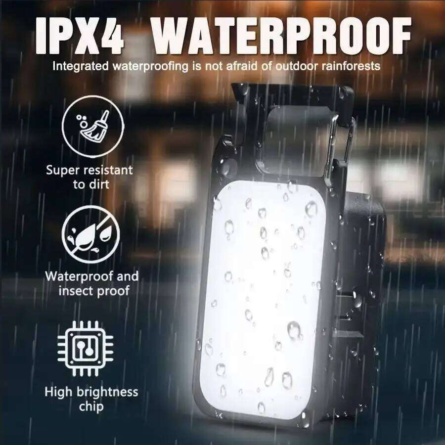 1/2PCS Mini Backpack 4 Mode LED Portable COB Flash Rechargeable Keychain Light Camping Hiking Pocket Flashlight S260302