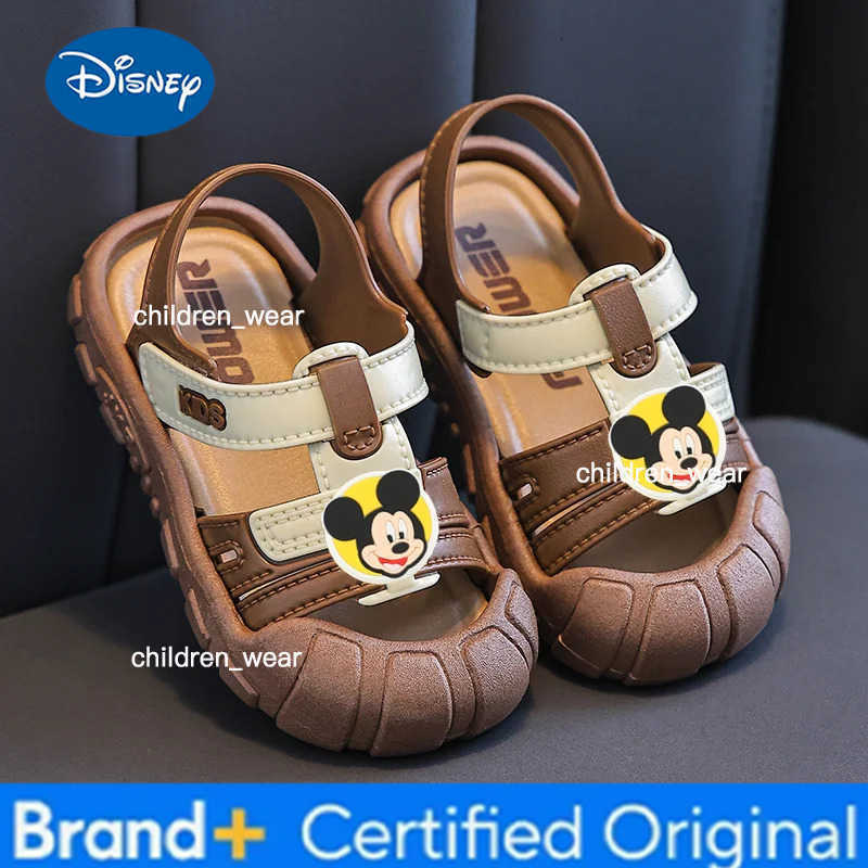 Disney Minnie Mouse Cartoon Beach Shoes Baby Toddler Shoes Summer New Children cartoon Sandals Mickey Mouse Casual Sandals H260303