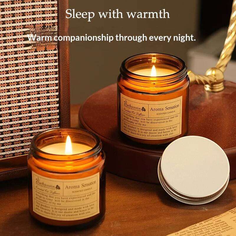 Aromatic candles Incense Indoor Long lasting Bedroom Fragrance Essential Oil Aromatherapy Candle W260303