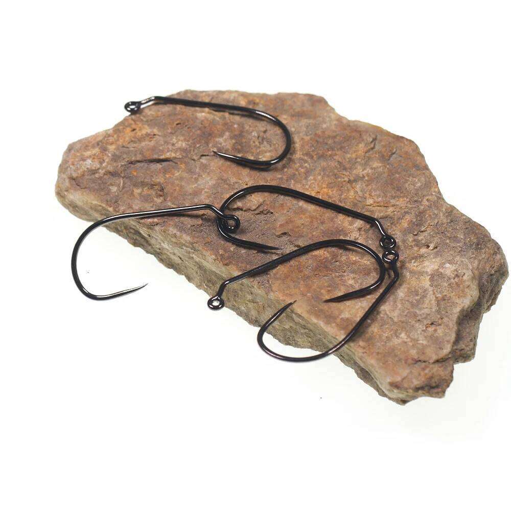 50PCS Barbless High Carbon Steel Jig Aberdeen 60 Fly Tying for Streamer Nymph Saltwater Bass Worm Fishing Hooks Z260228