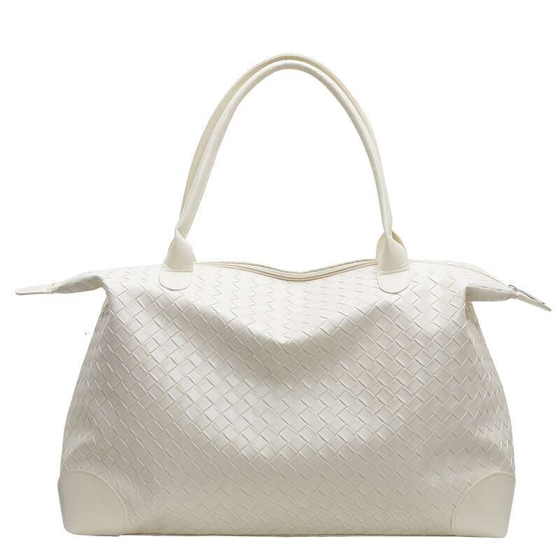 Travel Woven Large Capacity High-End Feel Single Shoulder Business Trip Fitness Storage Korean Style Women's Tote Bag Wholesale