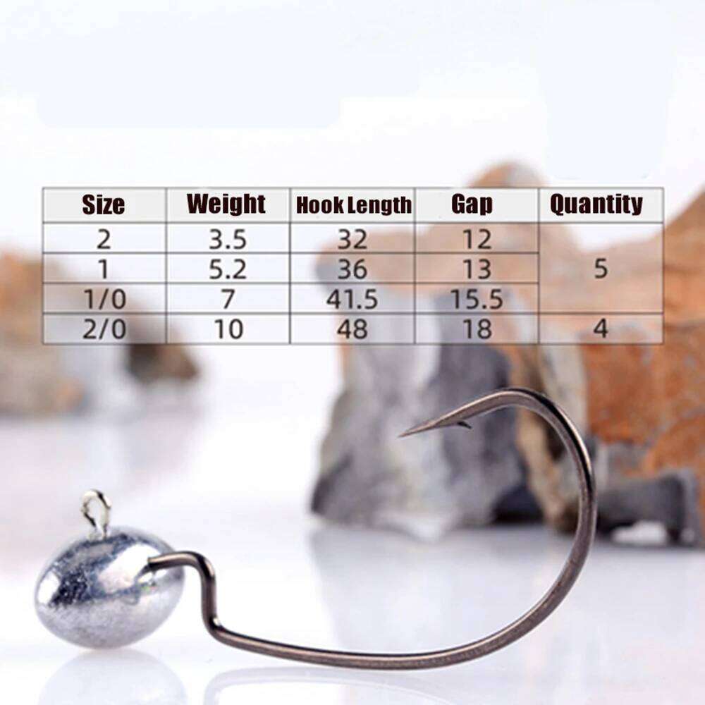 BKK Hammer 9003CD Jig Head Worm Hooks with Sharp Hook Tip And Smooth Coating in 3.5g 7g 10g for Bass Soft Baits Fishing Tackle Z260228