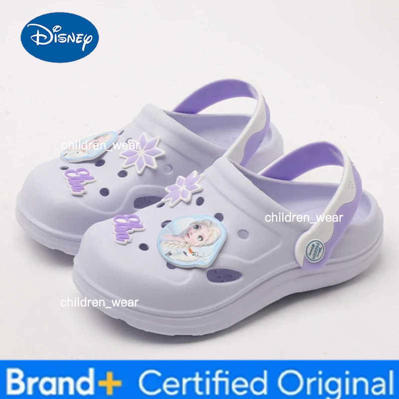 Disney Childrens Hole Slipper Summer Boy Fashion Cartoon Spiderman Sandals Kids Beach Shoes Soft Bottom Toddler Home Slipper H260303