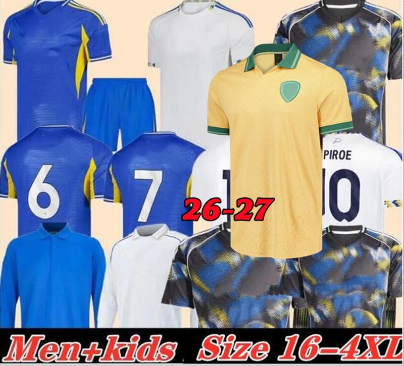 3XL 4XL 26 27 LeedS UniteddS St. Patrick Day AMPADU Llorente leeds football shirt Soccer Jerseys STRUIJK RODON ROTHWELL BAMFORD PIROE AARONSON MATEO JOSEP Kids Kit