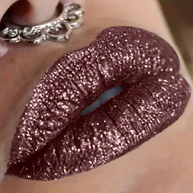 High pigmented Shiny lipstick, long-lasting, glossy waterproof lipstick - party stage role-playing Valentine's Day gift H260302