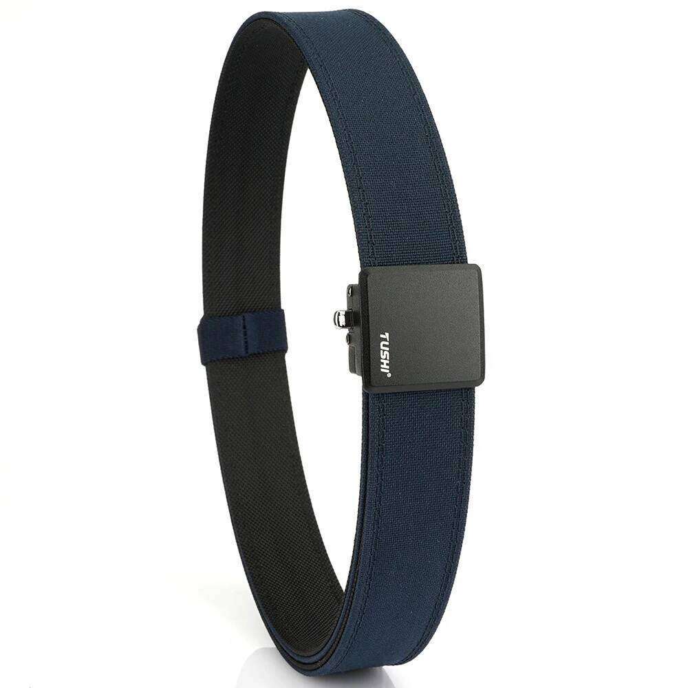 TUSHI Brand Tactical double-layer thick men's outdoor nylon 3.8 Wide upgraded automatic buckle gun waistband S260228