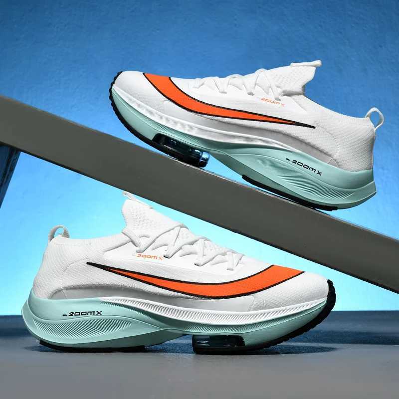 Mens casual shoes Running shoes non-slip flexible high elastic thick sole light breathable running shoes for men K260303