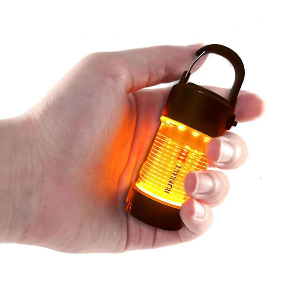 ML4 Outdoor Lantern LED Camping USB Rechargeable Light, Free Tripod, Magnetic Base, 2 Lampshades S260302