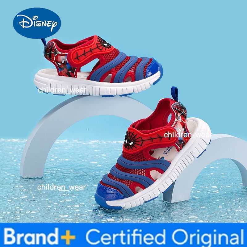 Disney Cartoon Girls LED Sandals Summer Breathable Childrens Sports Beach Girls Soft Shining Shoes Size 24-35 H260303
