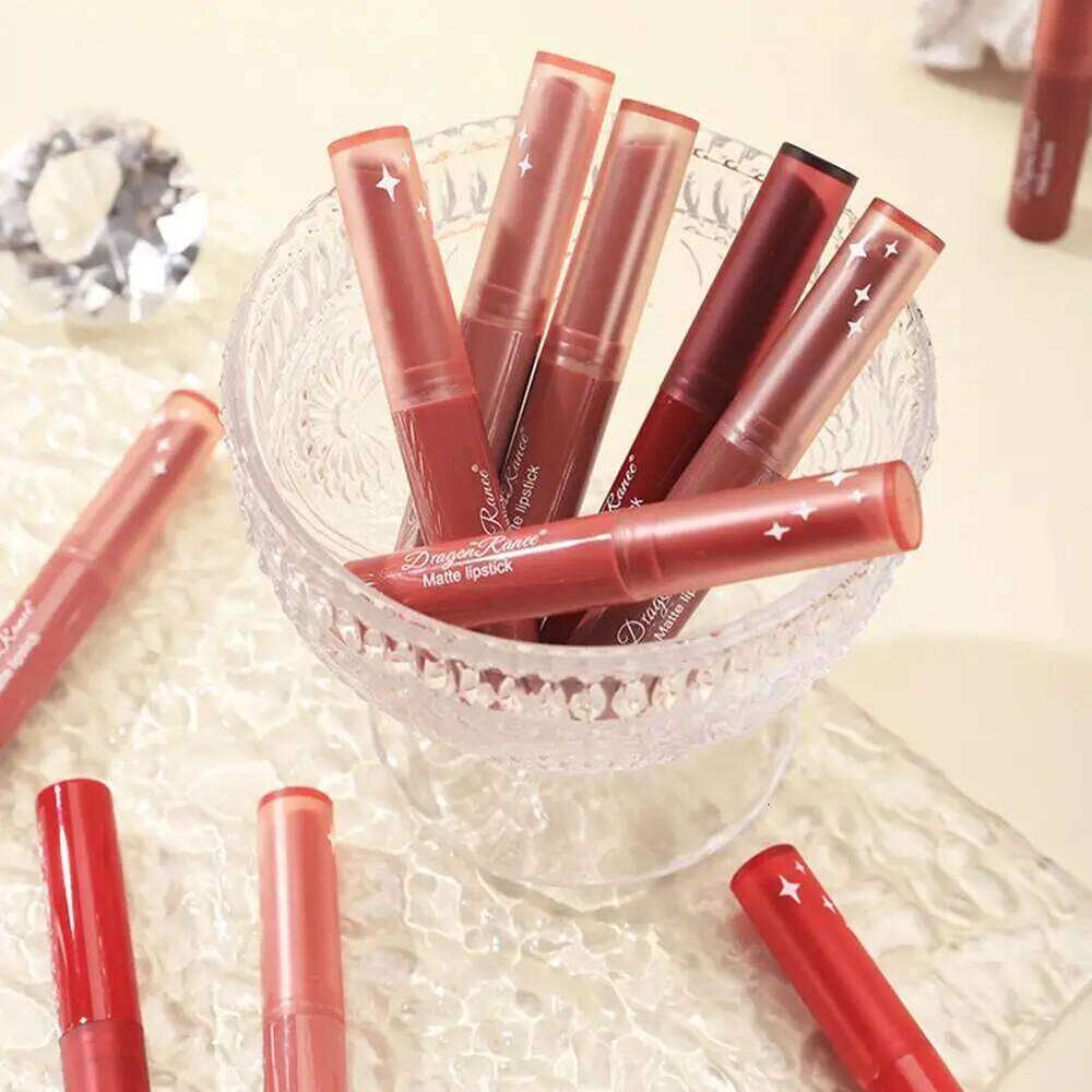 Matte Velvet Waterproof Long-lasting Liquid Lipstick Women Smooth and Pigmented Non-Stick Moist Lip Tint H260302