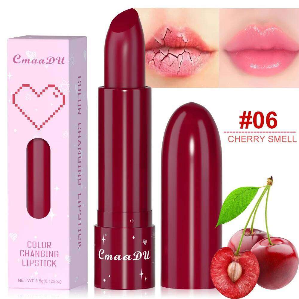 1 Pcs Fruit Change Moisturizing Moisture Lip Gloss Color Not Easy to Decolorize Lipstick Embellish Skin Tone Gift H260302