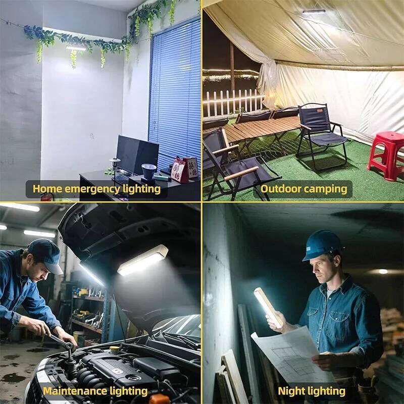 Portable Outdoor Camping Light Magnetic Cabinet Rechargeable Emergency Lights for Car Repairing Inspection Lamp Length S260302
