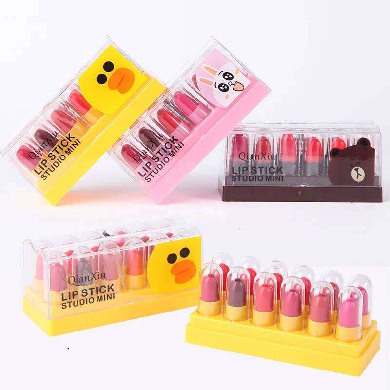 QIANXIU cute pet lipstick moisturizing lip balm apply and not easy to fade affordable makeup for female s H260302
