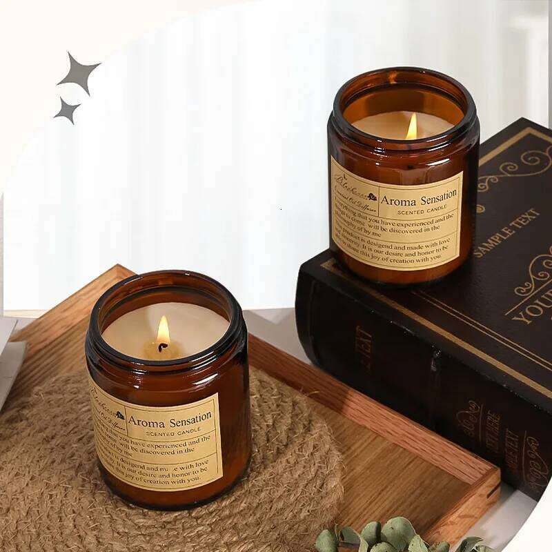 Aromatherapy essential oil smokeless soybean candle cup household fragrance ornament souvenir W260303