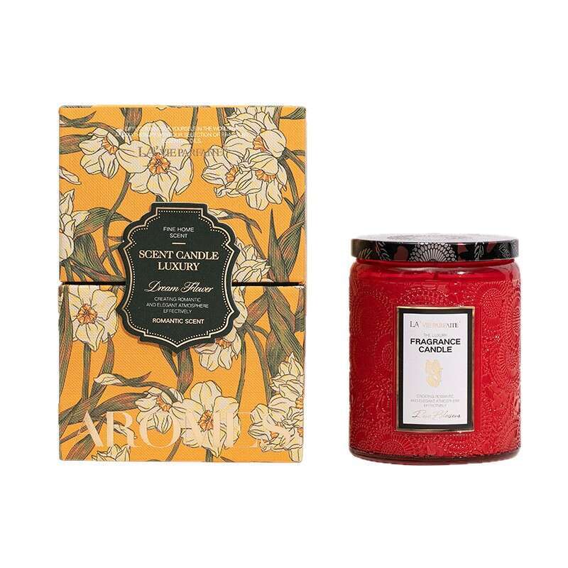 Parfum Orchid Aromatherapy Candle Home Indoor Fragrance Ornament Long-lasting Bedroom Scent Gift Niche High-end Souvenir W260303