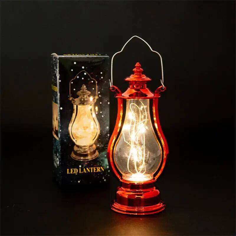 Retro Kerosene Night Art Decorate Light Fairy Lights Portable Small Oil Lamp Decorative Lantern S260302