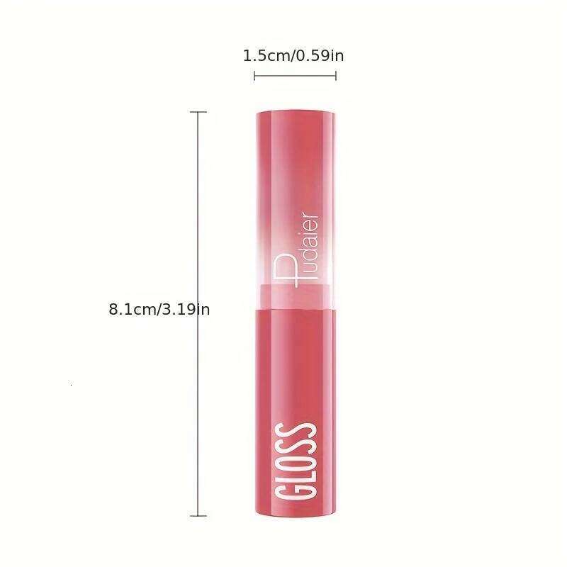 Hydrating Long-Lasting Pudaier Berry Shine Lipstick Set - Creamy Texture Plump Lustrous Lips, Non-Sticky Finish for All Skin H260302