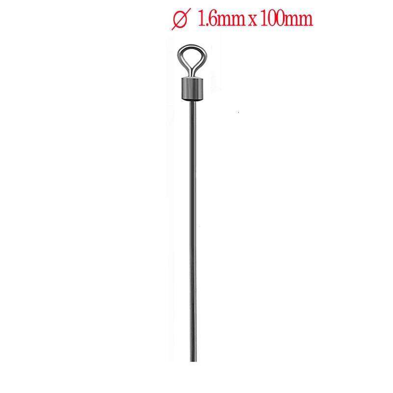 20pcs Long Pole Ball Bearing Connector Stainless Steel Barrel Swivel For Carp Fishing Accessories Tackle Z260228