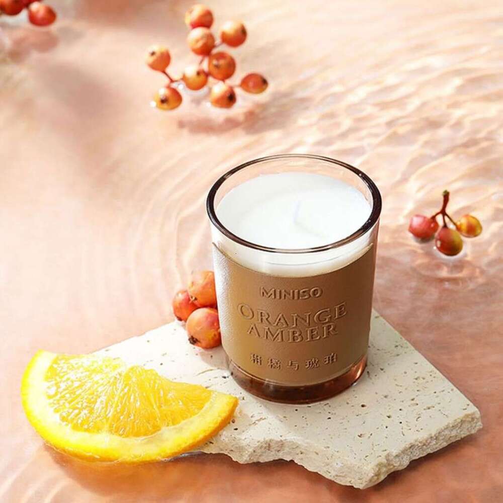 MINISO Four-Piece Series Paste Scented Sachet Aromatherapy Candle Floating Car Air Freshener Hanging Ornament W260303