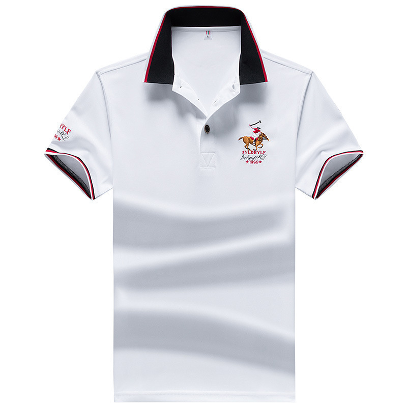 2026 Luxury Brand Designer Clothing Men's Short-Sleeve Polo Shirt 2019 New Style, Turn-Down Collar T-Shirt, Summer Business Casual Fashion, Horse
