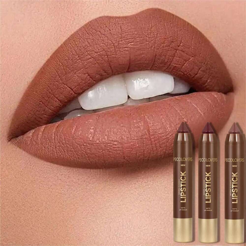 2-in-1 Matte Liner Lipstick Pen, Colorful & Waterproof, Lipstick,Long-Lasting Lip Glaze H260302