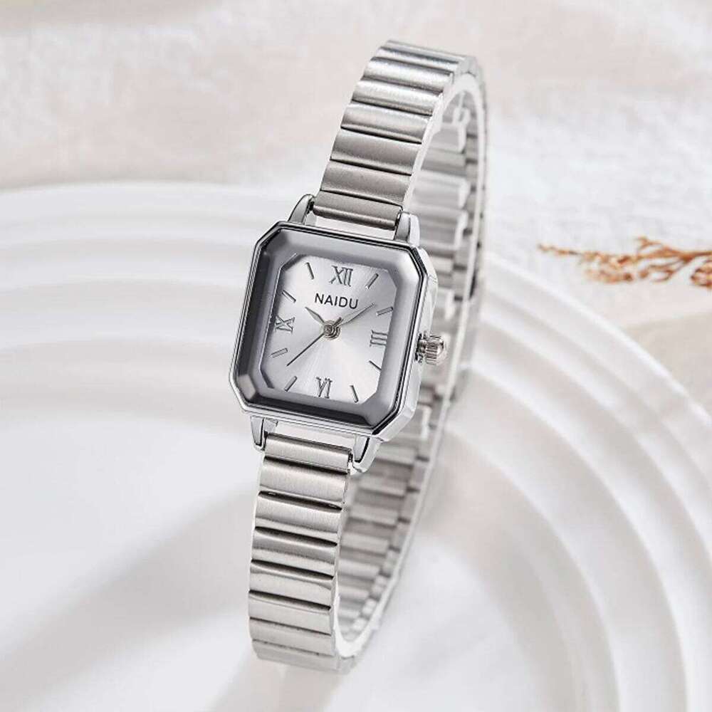 Women's exquisite high appearance level simple mixed bar dial bamboo steel band quartz watch. XJ260303