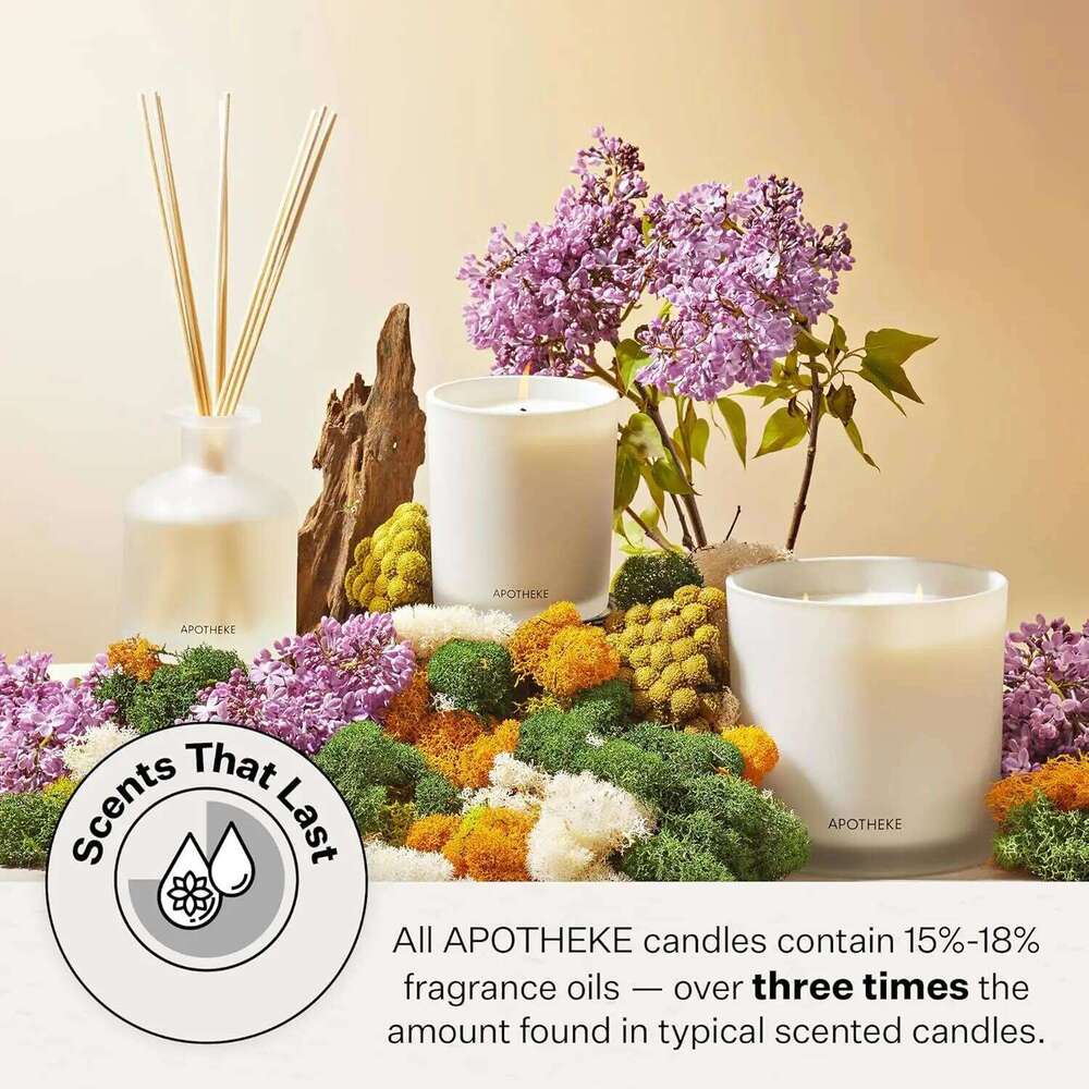 Large Black Jar Scented Candle, 10.5 oz Soy Wax, Cedarwood Sandalwood Oud Amber Fragrance, Non-Toxic Home Decor Gift W260303