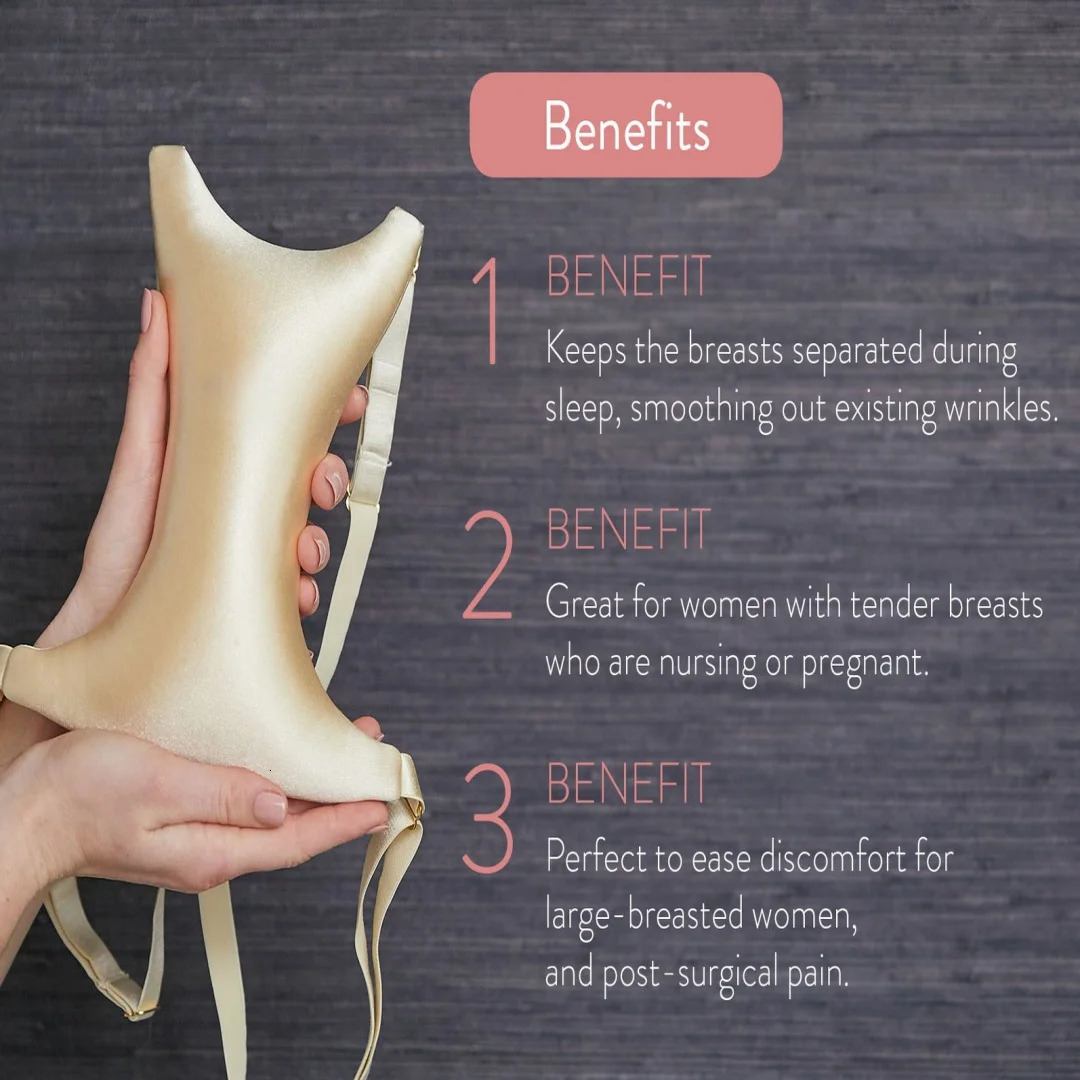 Womens Breast Support Pillow for Side Sleeping Chest Wrinkle Prevention Comfortable Sleeping Aid Soft Cushion for Side Sleepers 260228