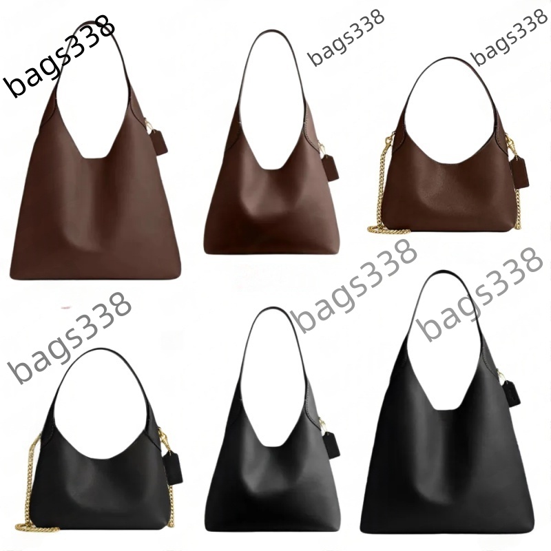 Designer Brooklyn bag 28 single shoulder YN tote bags 39 quality single large capacity minimalist suede women genuine leather handbag high 23 classic underarm style