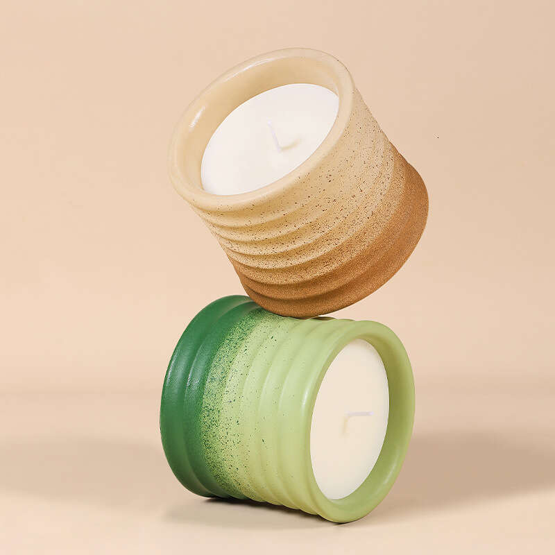Aromatherapy Candle Simple Ceramic Bedroom Living Room Decoration Smokeless Fragrance Creative High-Value Soy Wax One-Piece Dropshipping W260303