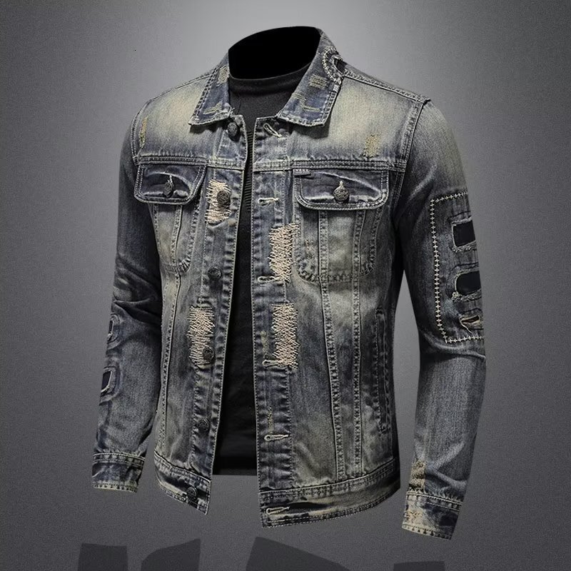 Apricotcolored Americnstyle Vitor Jcket Cottonpdded Cot For Designer Jacket Men Spring Nd Utumn Clenfit Stndup Collr Threeproof Coch Bsebll Jcket