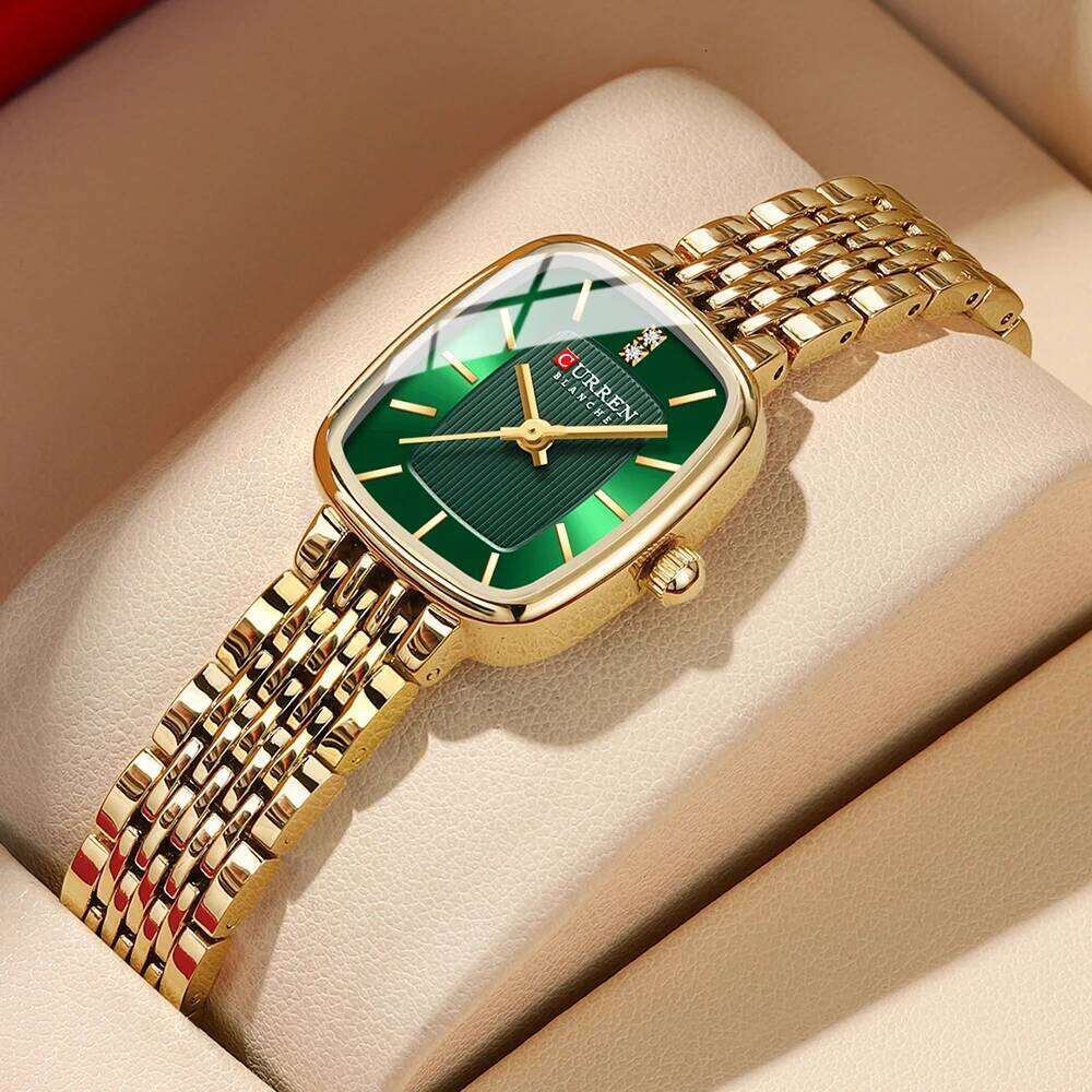 CURREN New Fashion Stainless Steel Date Women Watches Casual 30M Waterproof Girl Ladies Wristwatch Female Clock Relogio Feminino XJ260303