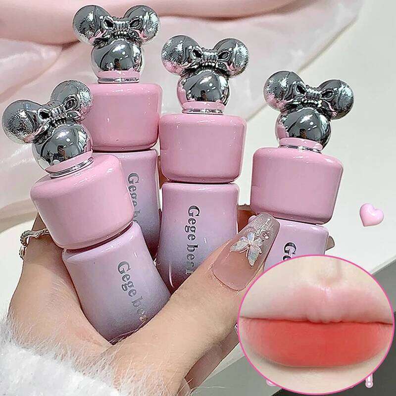 Gege bear Light Glass-Like Lip Lacquer - Mirror Shine, Hydrating Formula Long-Wear Lipstick Lipgloss H260302