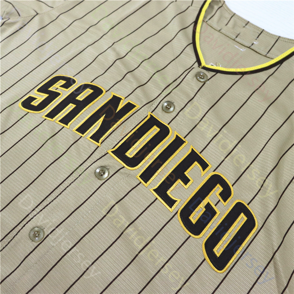 SD Padres Baseball Jersey Jackson Merrill Fernando Tatis Jr Manny Machado Ethan Salas Joe Musgrove Tony Gwynn Jake Cronenworth Yu Darvish King Miller 