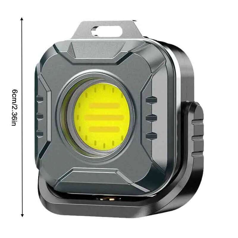 Magnetic Handheld Flashlight, Portable COB Keychain Light with High Lumen for Camping Outdoor Work EDC S260302