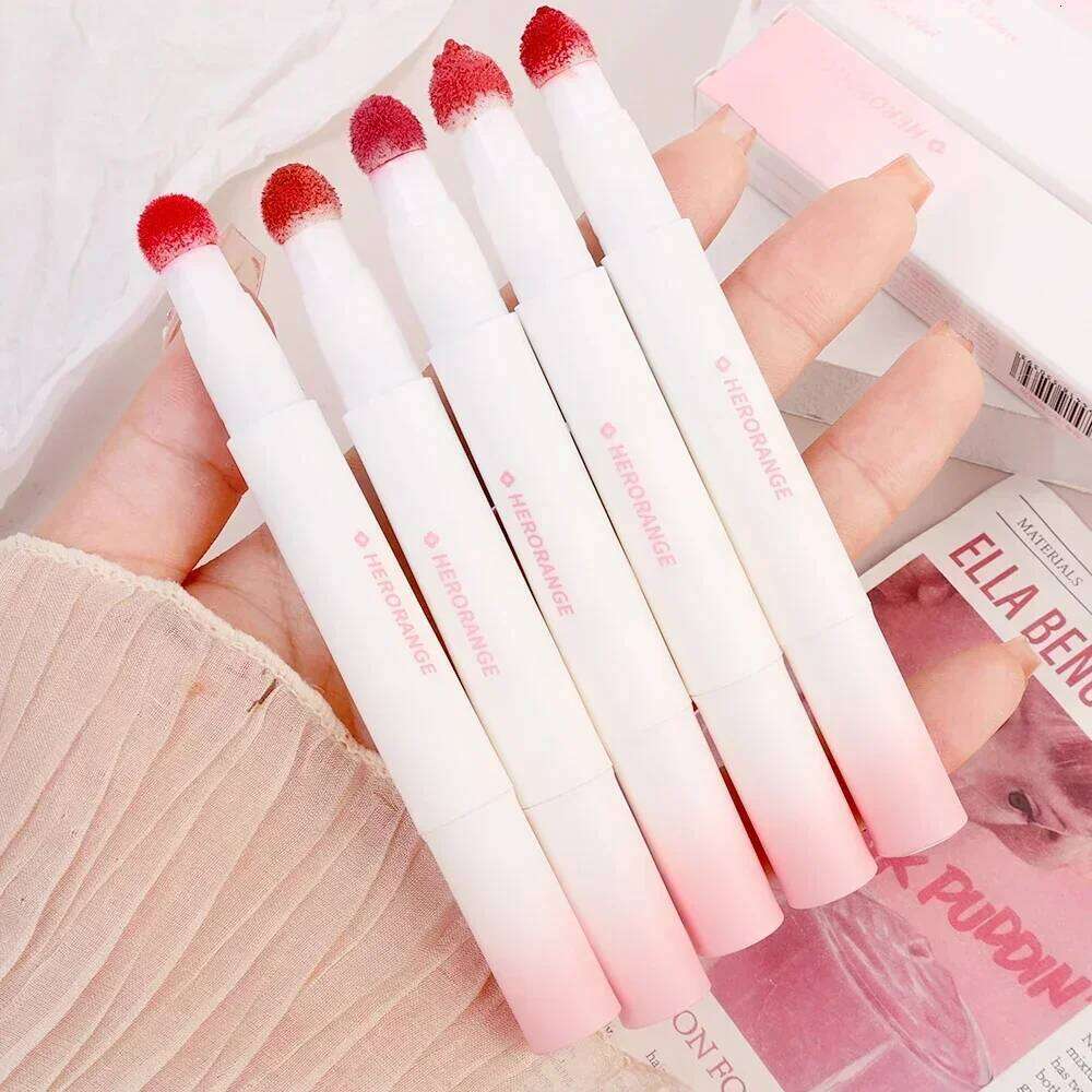 Waterproof Velvet Matte Air Lip Cream Moisturizing Long Lasting Easy To Color Non-stick Cup Tint Lipstick Korean Makeup Cosmetic H260302