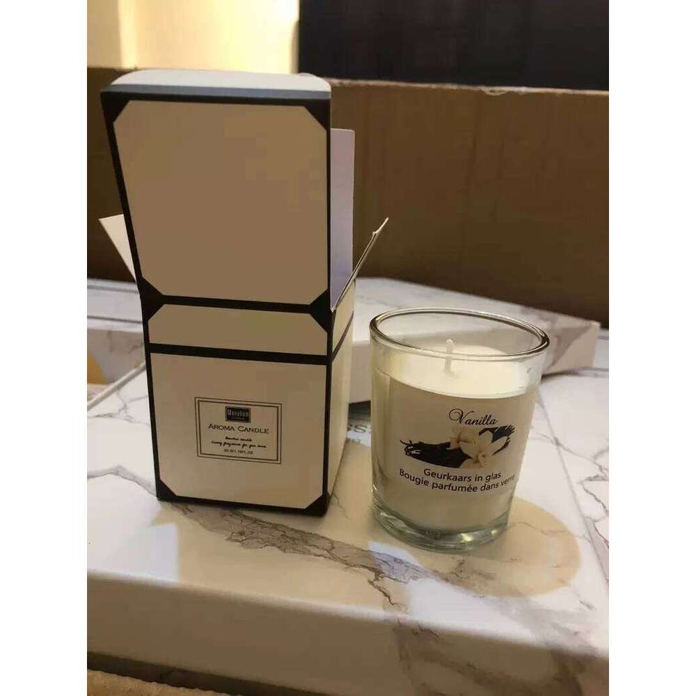 Scented Aromatic Guest Gift Lot Wedding Candles White In Glass Jars Luxury Candle For Home Decor W260303