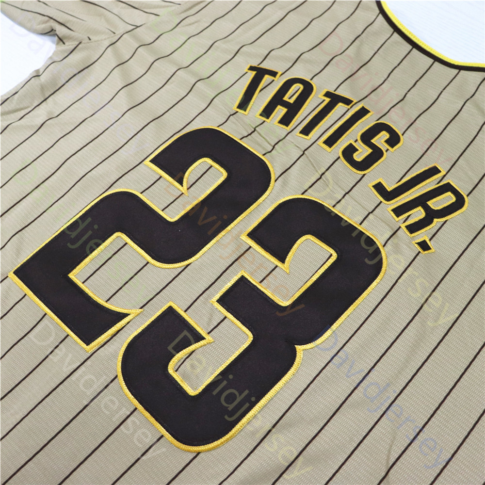 SD Padres Baseball Jersey Jackson Merrill Fernando Tatis Jr Manny Machado Ethan Salas Joe Musgrove Tony Gwynn Jake Cronenworth Yu Darvish King Miller 
