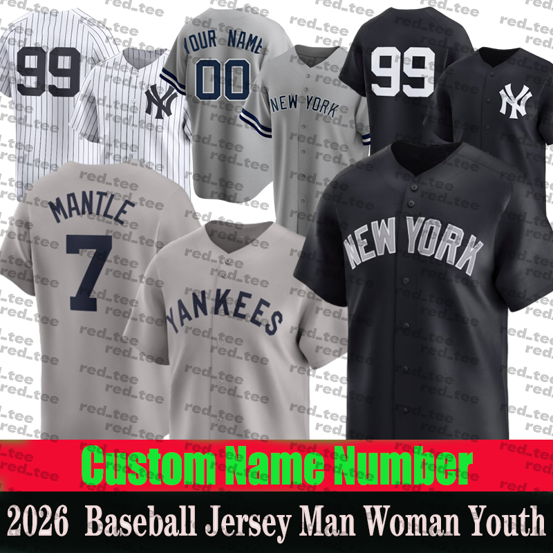 NY Yankees Jerseys #99 Aaron Judge Jersey #13 chisholm Jr Jersey #45 Cole #11 Volpe #48 Rizzo city NATIONAL BASEBALLHALLOF FAME 2026 INDUCTION
