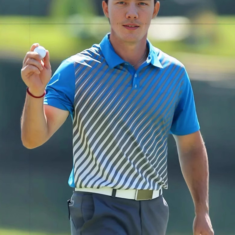 2026 Luxury Brand Designer Clothing New Summer Fashion Men's Printed Short-Sleeve Polo Shirt, Suitable For Golf And Tennis